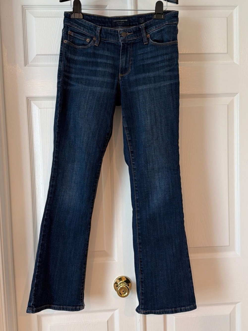 Lucky Brand Dark Blue Ankle Flare Jeans